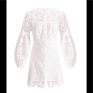 Veronica beard white eyelet Yara dress